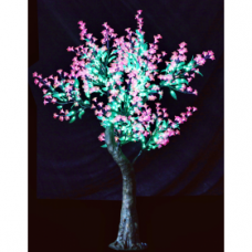 LED Peach Blossom Tree with Leaves - 40