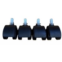 Genuine 4-Pack Caster Wheels for Bissell Portable Carpet Cleaners