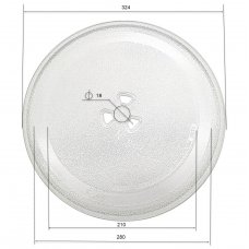 Microwave  Turntable Tray Glass Plate LG 320 mm