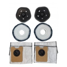 קיט אביזרים לשואב רובוטי Eufy C20 (2 שקיות אבק, 2 פדים לשטיפה, 2 מחזיקי פדים)