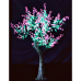 LED Peach Blossom Tree with Leaves - 40